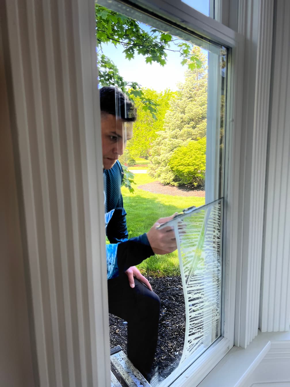 Example of our window cleaning service 19