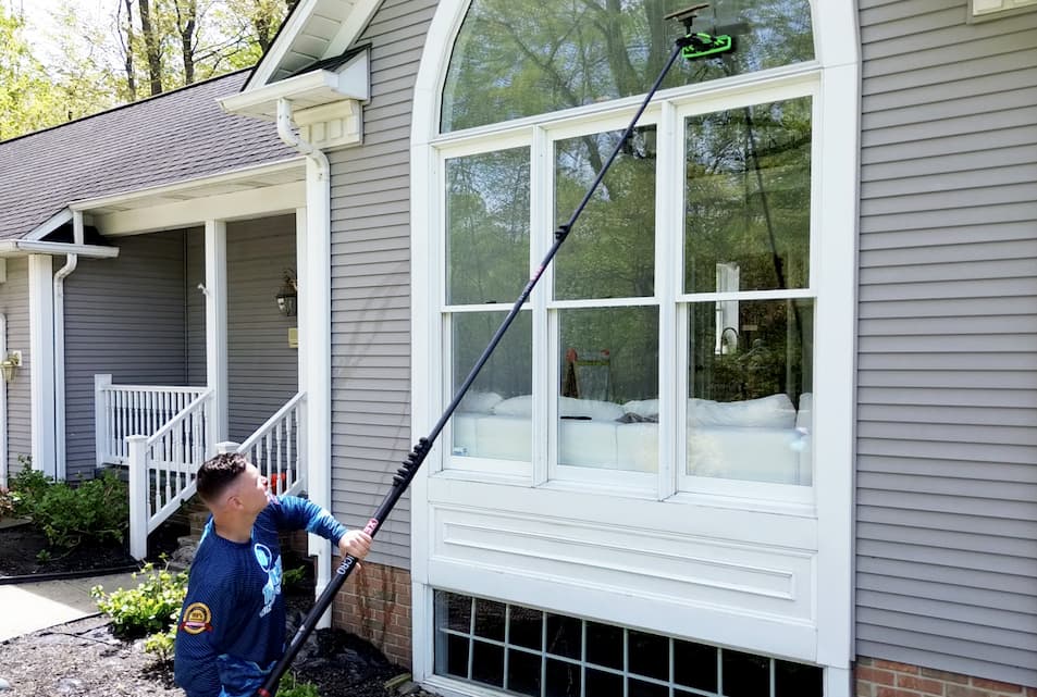 Example of our window cleaning service 6