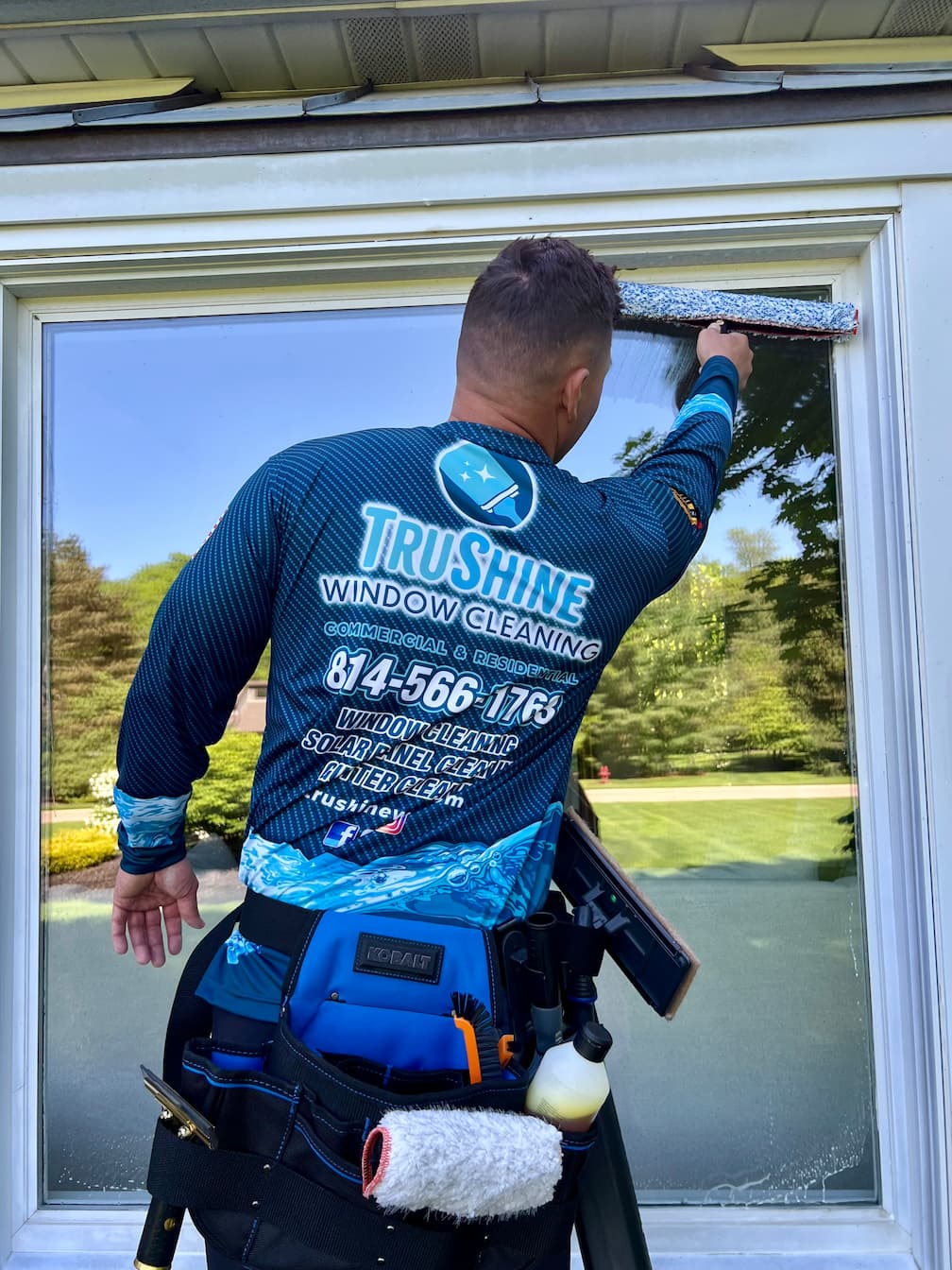 Example of our window cleaning service 8