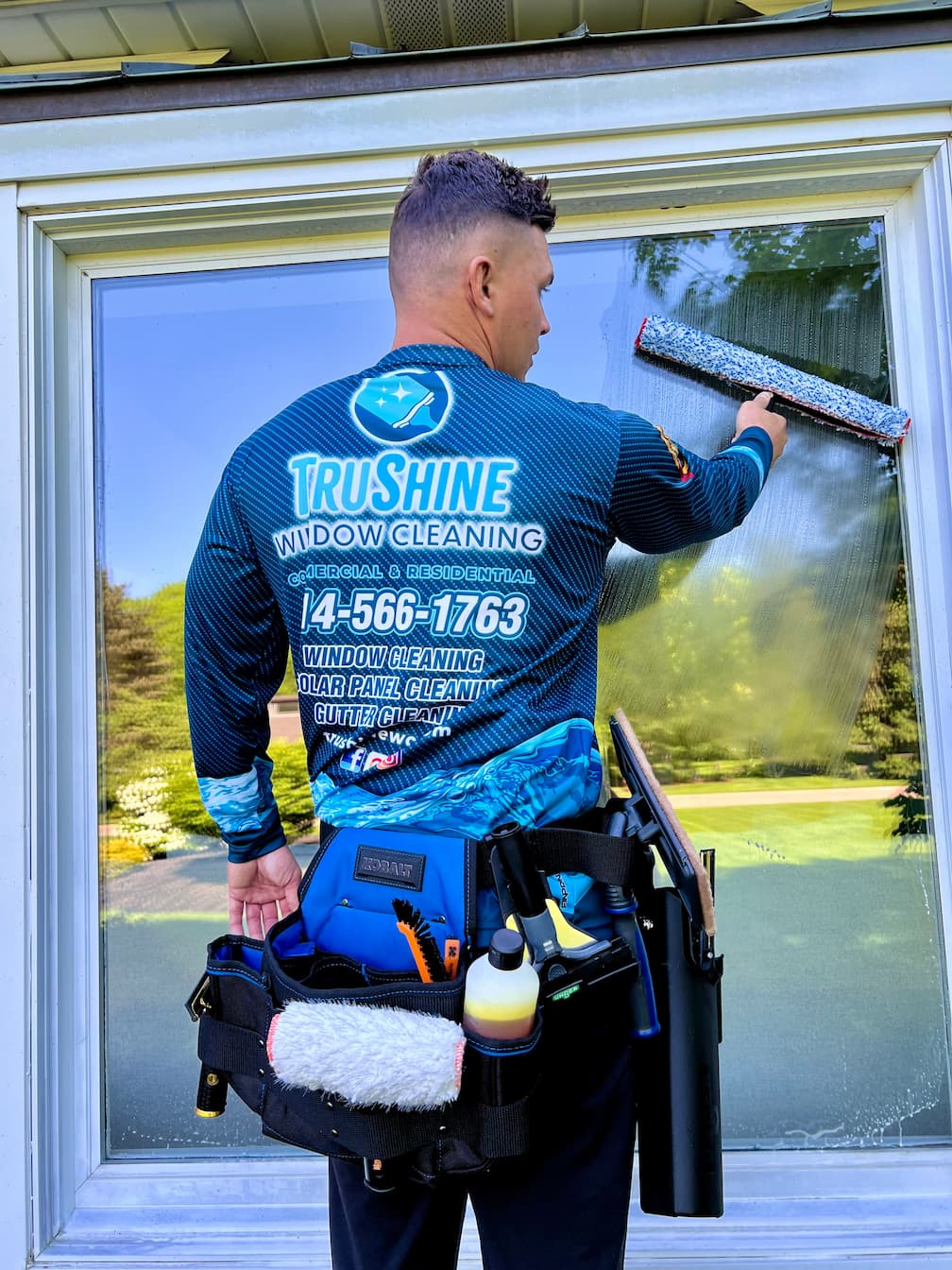 Example of our window cleaning service 9